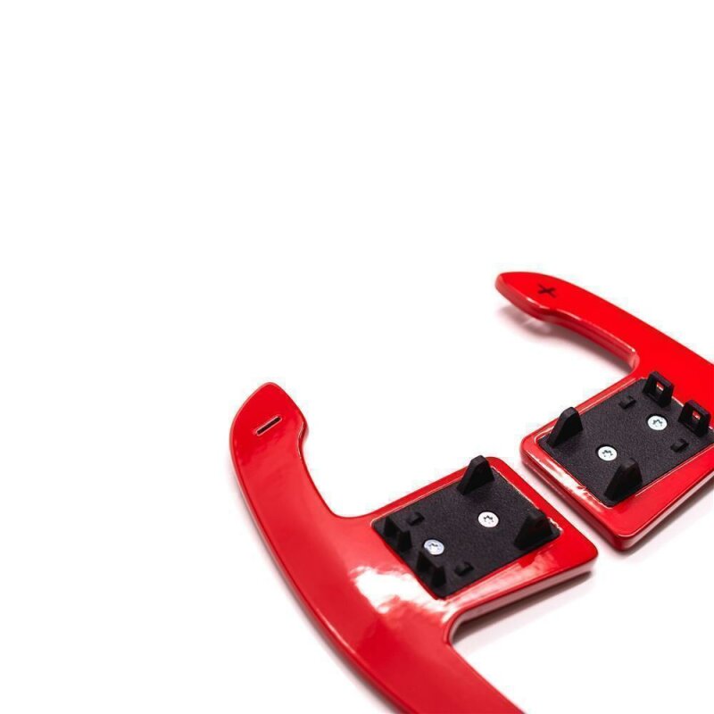Paddle Shifters - Aluminium Schaltwippen - Rot glänzend