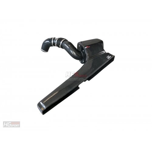 VAG 1,8-2,0 TSI E6 HFI Gen. 3 Carbon Air Intake Kit High Flow Ansaugstutzen Turboinlet + Gutachten für VAG 1.8-2.0 TSI E6 ohne Schubumluftventil HF-Series Luftleitblech für VW, Audi, Seat für alle Ansaugsysteme Seat Leon 5F VFL + FL schwarz beschichtet oh