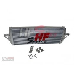 HF-Series HFT Front-Ladeluftkühler für Ford Focus II RS schwarz pulverbeschichtet (ohne HF-Series Logo)