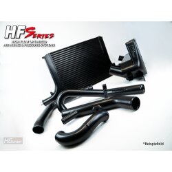 HF-Series Ladeluftkühler für Ford Mustang VI 2,3 Liter Ecoboost schwarz pulverbeschichtet (ohne HF-Series Logo)