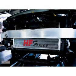 Mercedes-Benz A45 AMG Zusatz-Wasserkühler by HF-Series schwarz pulverbeschichtet (ohne HF-Series Logo)